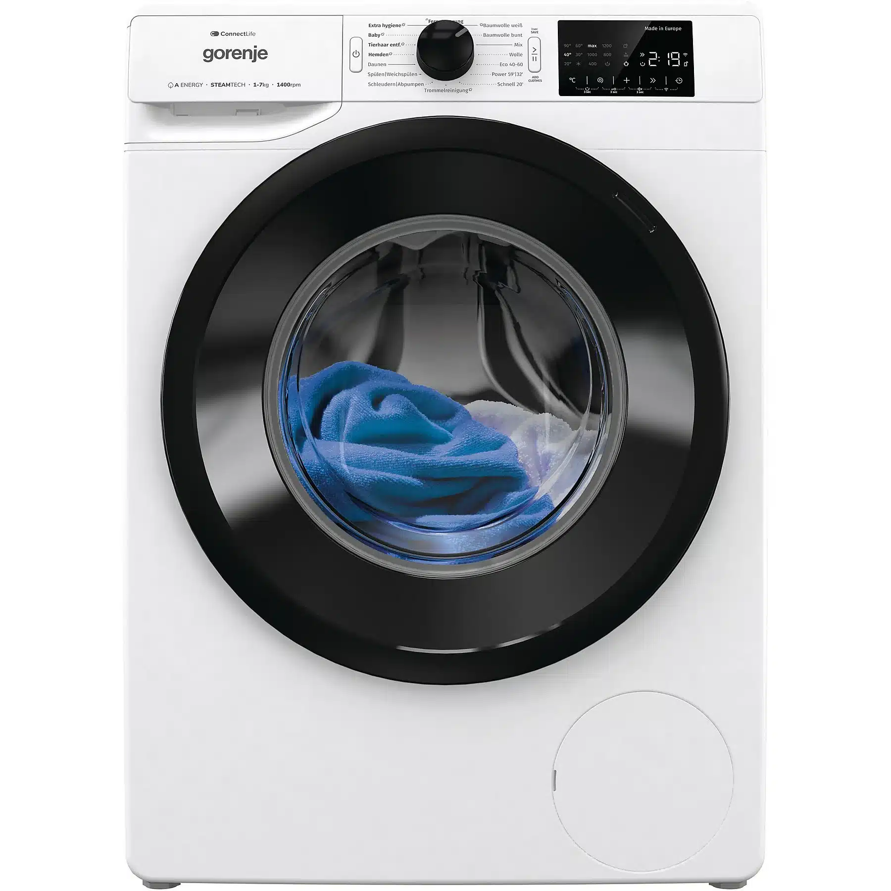 Wasmachine GORENJE WPNEI 74SA1TS (7 kg, 1400 tpm, A) – Bild 4