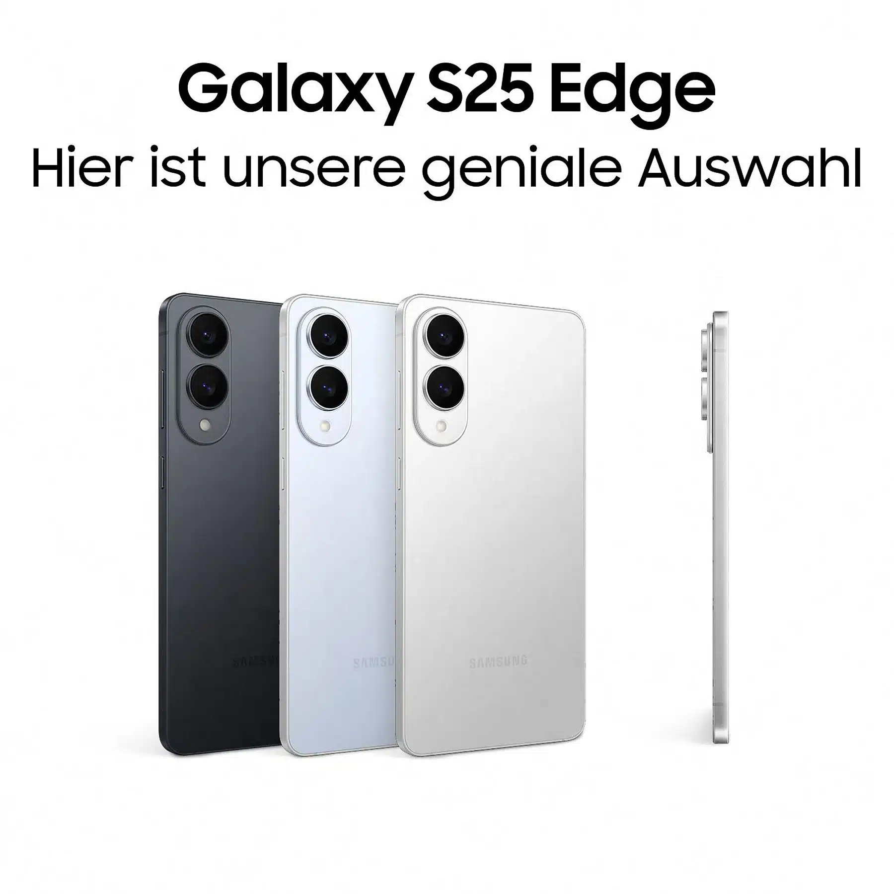 SAMSUNG Galaxy S25 Edge 256GB Titanium Icyblue Doppia SIM – Bild 3