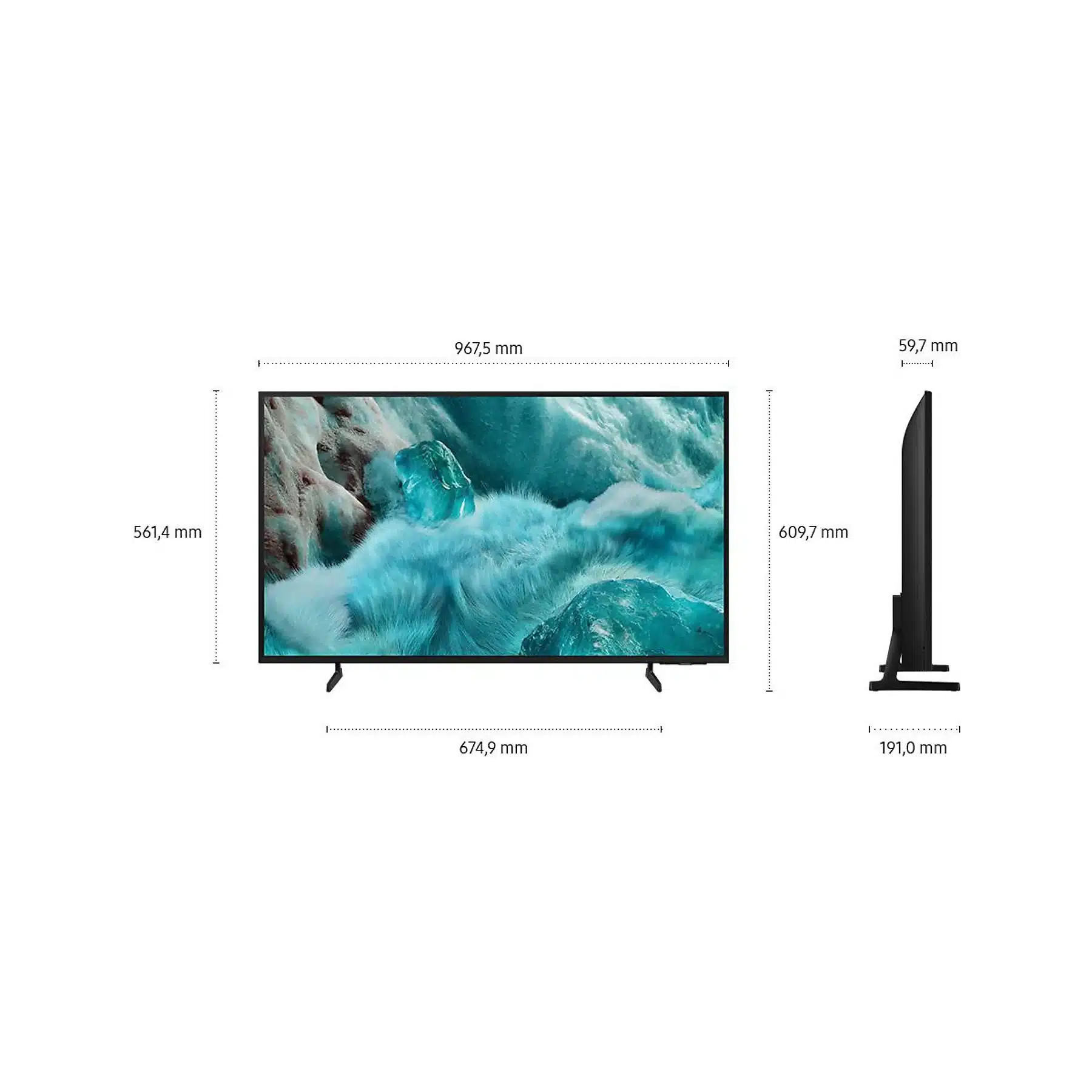 SAMSUNG GQ43Q7F QLED TV Vision AI Smart TV (Plat, 43 inch / 108 cm, UHD 4K, SMART TV) – Bild 4
